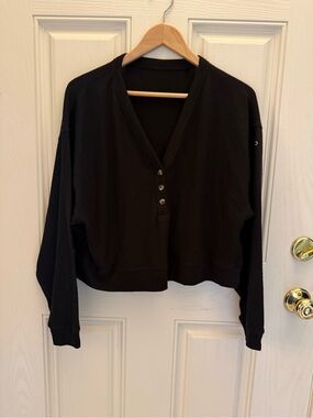 Alo oversized cropped sweater